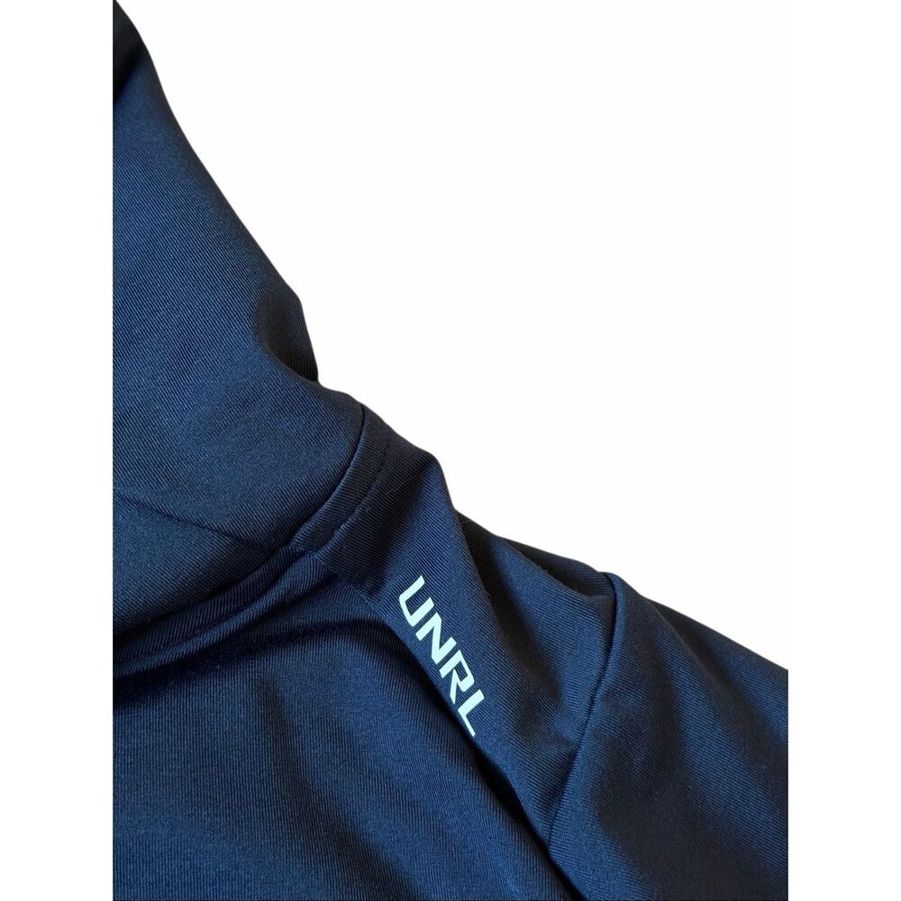 UNRL HOODIE CROSSOVER II Unisex Navy Blue size L - Picture 9 of 10
